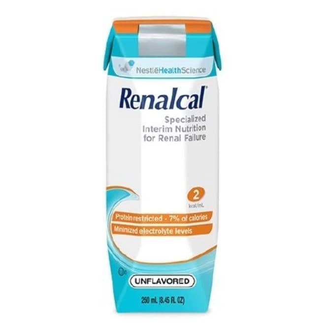 Renalcal Unflavored Nutritional Formula, 250mL Carton, 24/Case - Renalcal Unflavored - Image 1