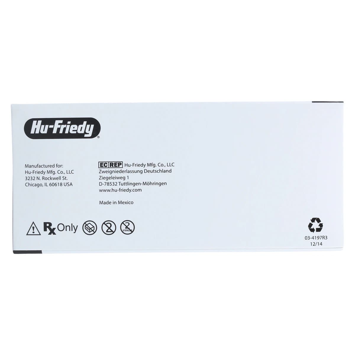 Hu-Friedy Perma Sharp Plain Gut Absorbable Suture, 5-0, C-19 Reverse Cutting 1/2 Circle Needle, 18 in, Undyed, 12/Box thumbnail 4
