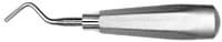 Hu-Friedy Elevator 39 Serrated #510 Large Tapered Hexagon Handle, Single End - Elevator 39 Serrated #510 Handle - Image 1