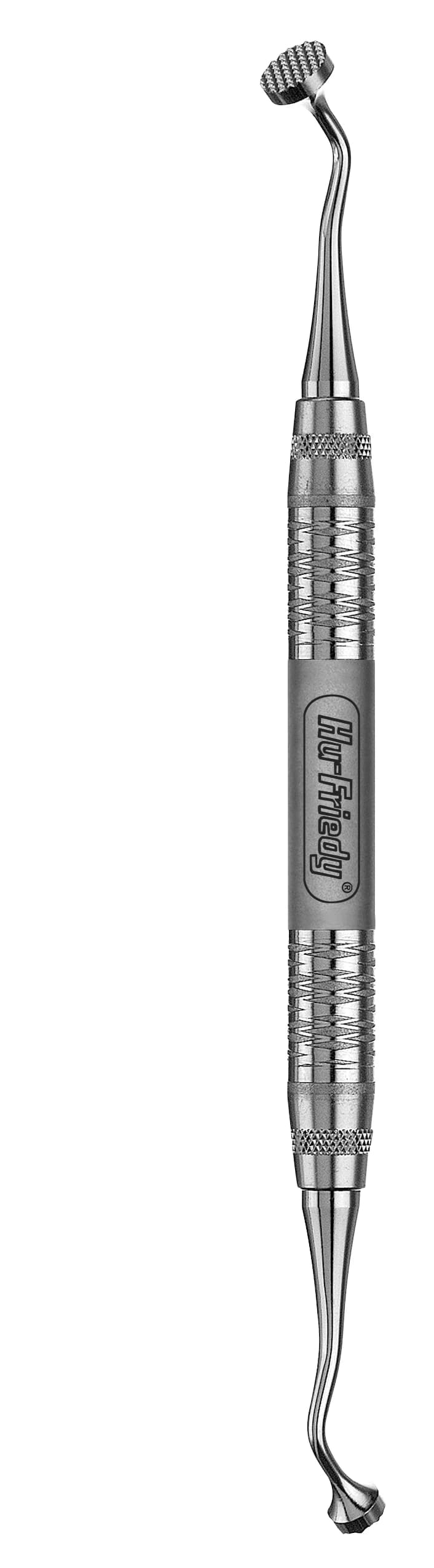 Hu-Friedy Bone Packer DE, Double-Ended 6-8mm, #6 Satin Steel Handle, 559911 - Bone Packing Instrument DE 5-7mm - Image 1