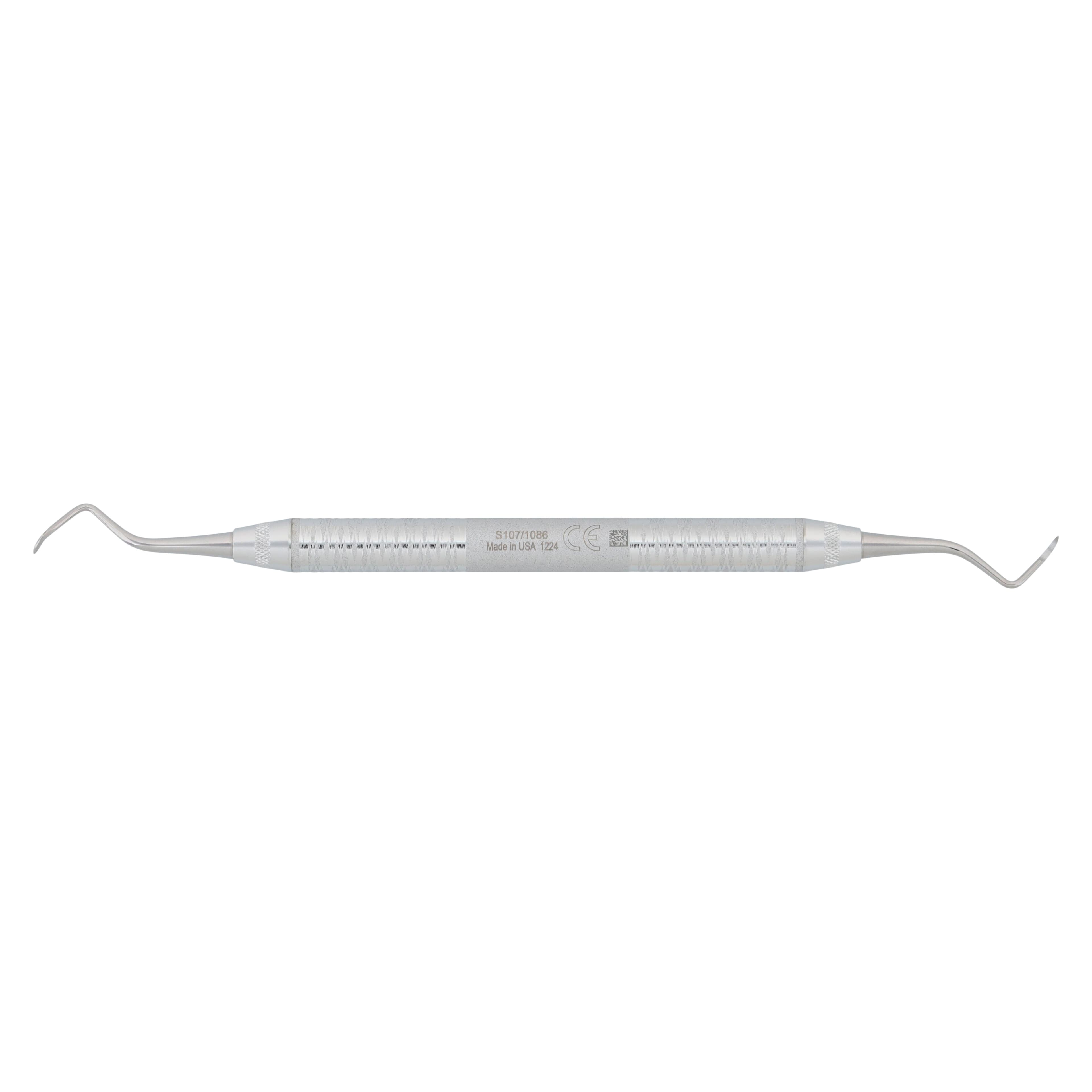 Hu-Friedy Cattoni Scaler/Curette Set, 107/108, Double-End, #6 Satin Steel Handle, S107/1086 thumbnail 5