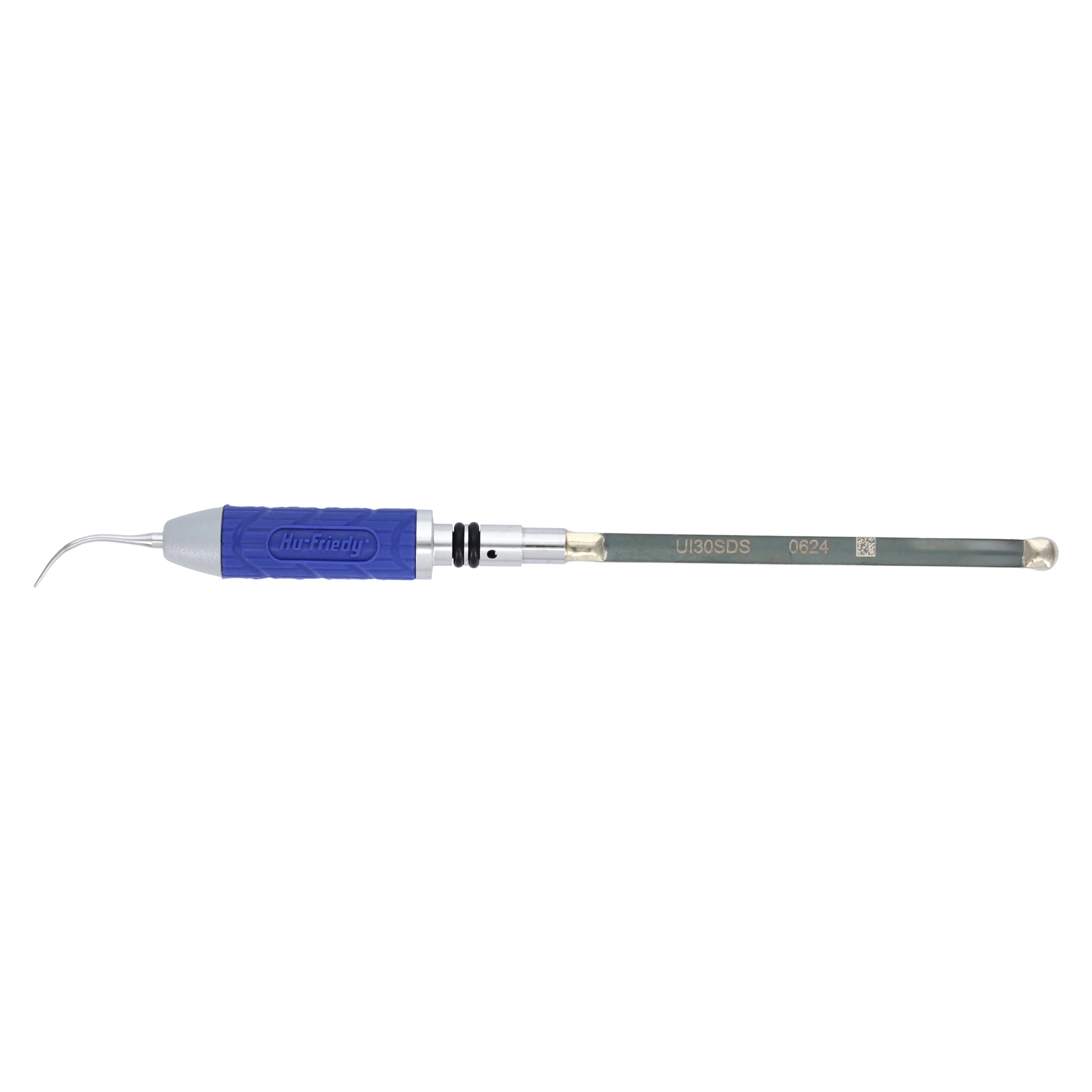 Hu-Friedy After Five Swivel Direct Flow Ultrasonic Insert, Straight, 30 kHz, Dark Blue, UI30SDS - AF Swivel Direct Flow Straight, 30K Dark Blue Silicone Swivel - Image 1