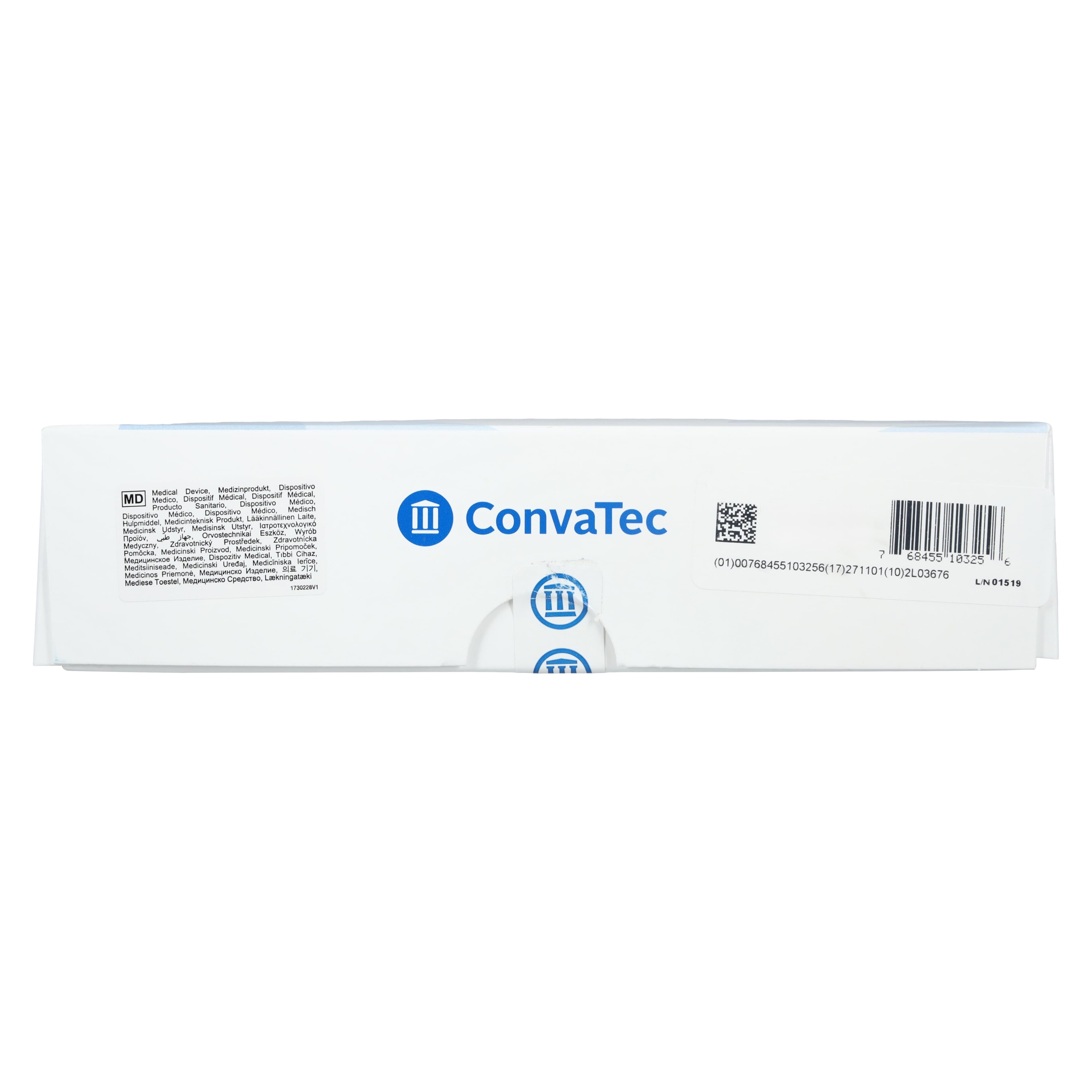 Convatec SUR-FIT Natura 2-Piece Ostomy Drain Pouch, 12" Opaque, 2-1/4" Flange, 10/Box thumbnail 2