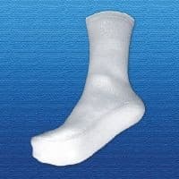 Silipos Diabetic Gel Sock, Size 7-9, White - Diabetic Gel Sock Sz 7-9 - Image 1