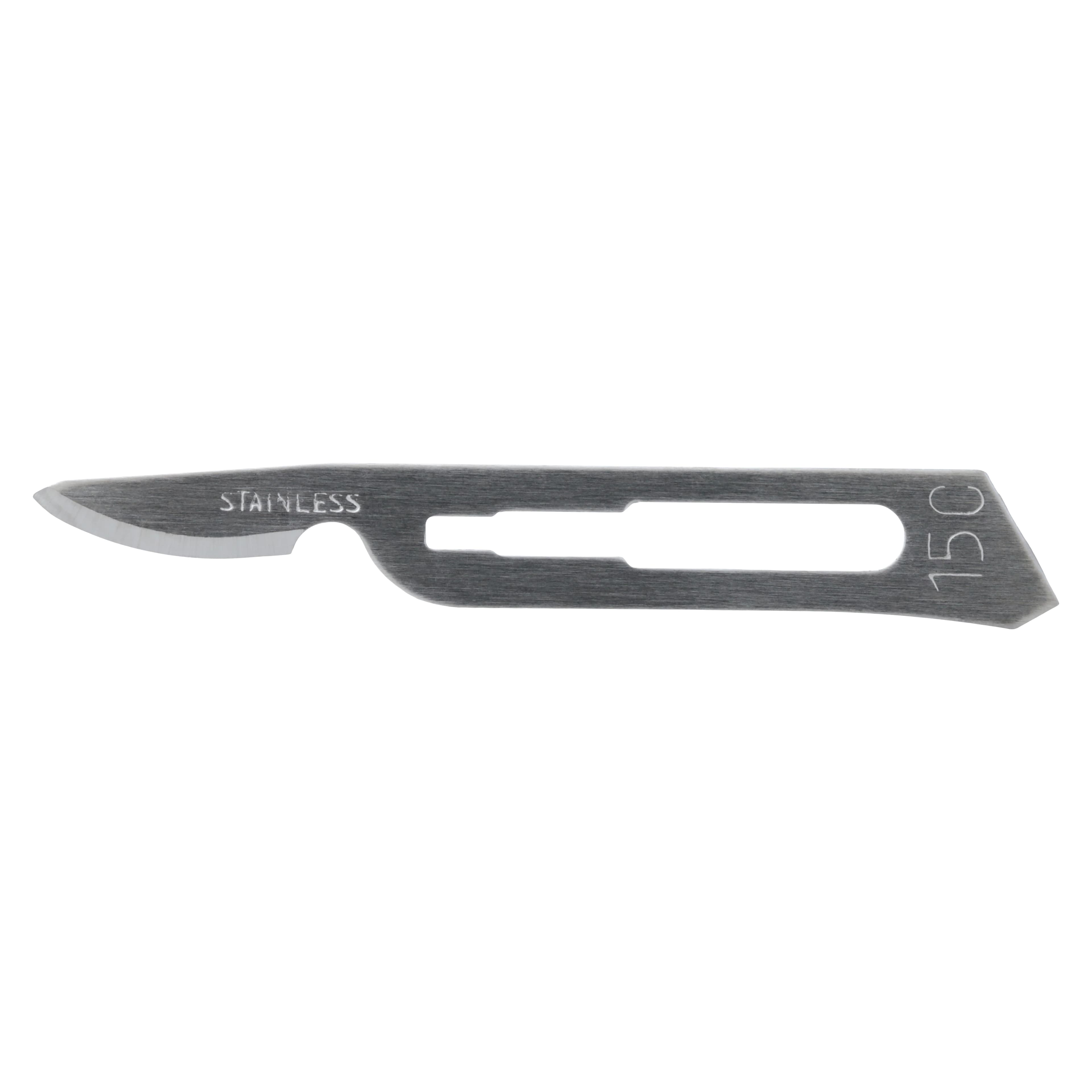 Hu-Friedy #15C Sterile Stainless Steel Surgical Scalpel Blades, Individually Wrapped, 100/Box, 40-815C thumbnail 3