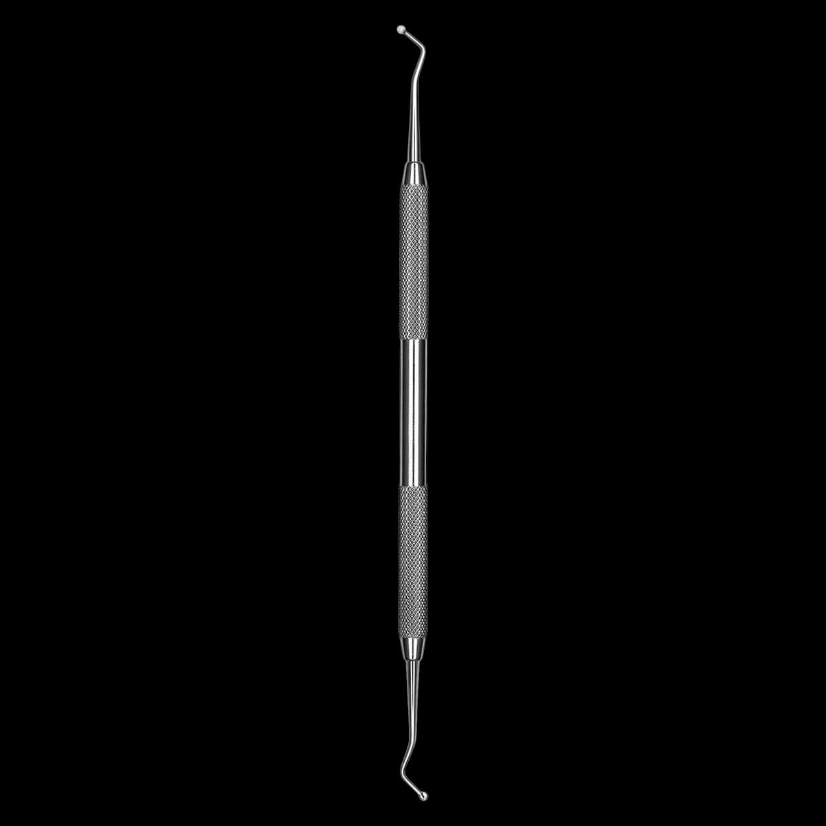 Hu-Friedy #19 Double-Ended Spoon Excavator, #6 Satin Steel Handle, 2.0 mm, EXC196 - Excavators - Double-Ended - 19 - #6 Satin Steel&reg; - Image 1