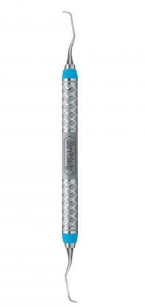 Hu-Friedy Gracey Curette 11/12 Extra Rigid, Double-Ended, #6 Satin Steel Handle, SG11/12ER6 - Curette Gracey DE 11/12 Extra Rigid #6 Handle - Image 1