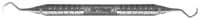 Hu-Friedy Sickle Scaler 129 Double End, #6 Satin Steel Handle, EverEdge Technology - Scalers - 129 - #6 Satin Steel&reg; - Image 1