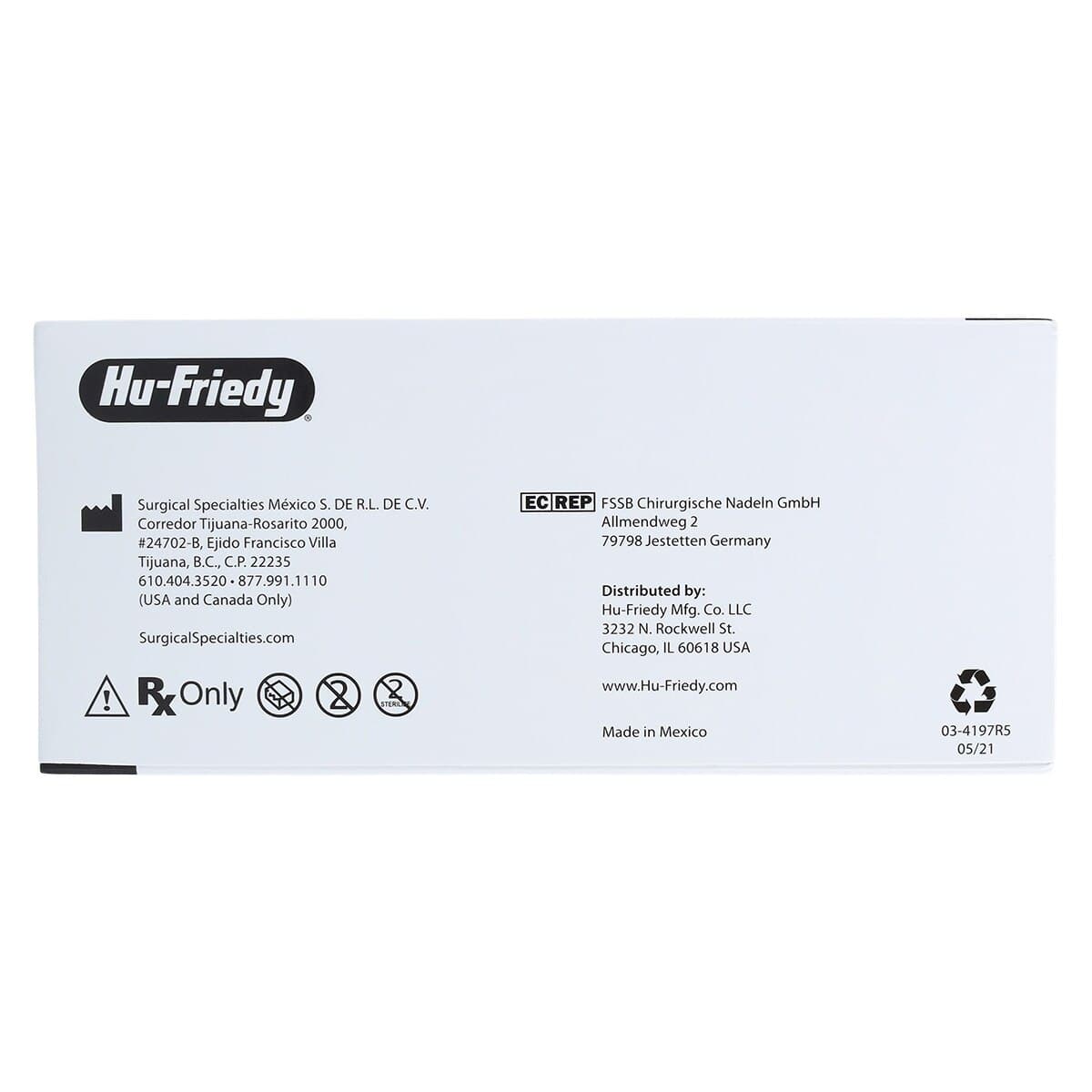 Hu-Friedy Perma Sharp Plain Gut Absorbable Suture, 4-0, C-3 Premium Reverse Cutting Needle, 3/8 Circle, 18", Undyed, 12/Box, PSN1644A thumbnail 4