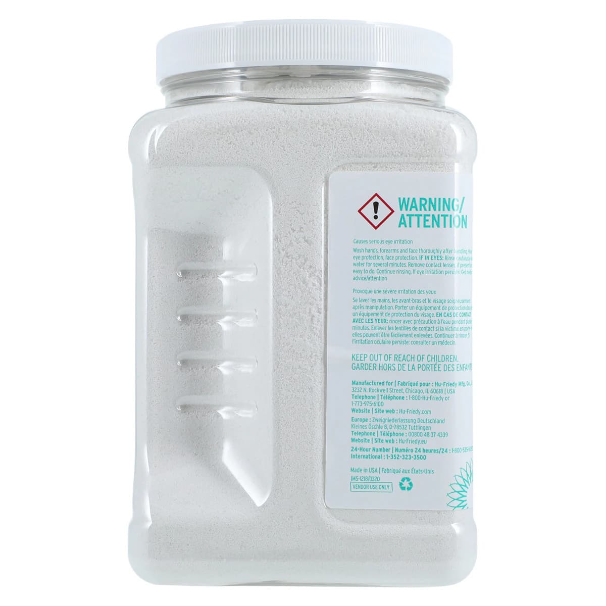 Hu-Friedy IMS Daily Clean General Purpose Detergent, 5 lb (2.27 kg) Tub, Makes 160 Gallons, IMS-1218 thumbnail 2