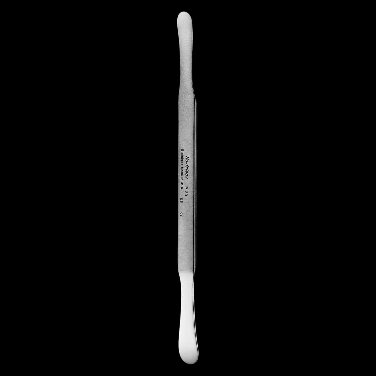 Hu-Friedy #23 Seldin Periosteal Elevator, Double-End, Flat Rectangular Handle, Stainless Steel, 1 Each - Periosteal Elevators - 23 Seldin Retractor - Flat Rectangular - Image 1