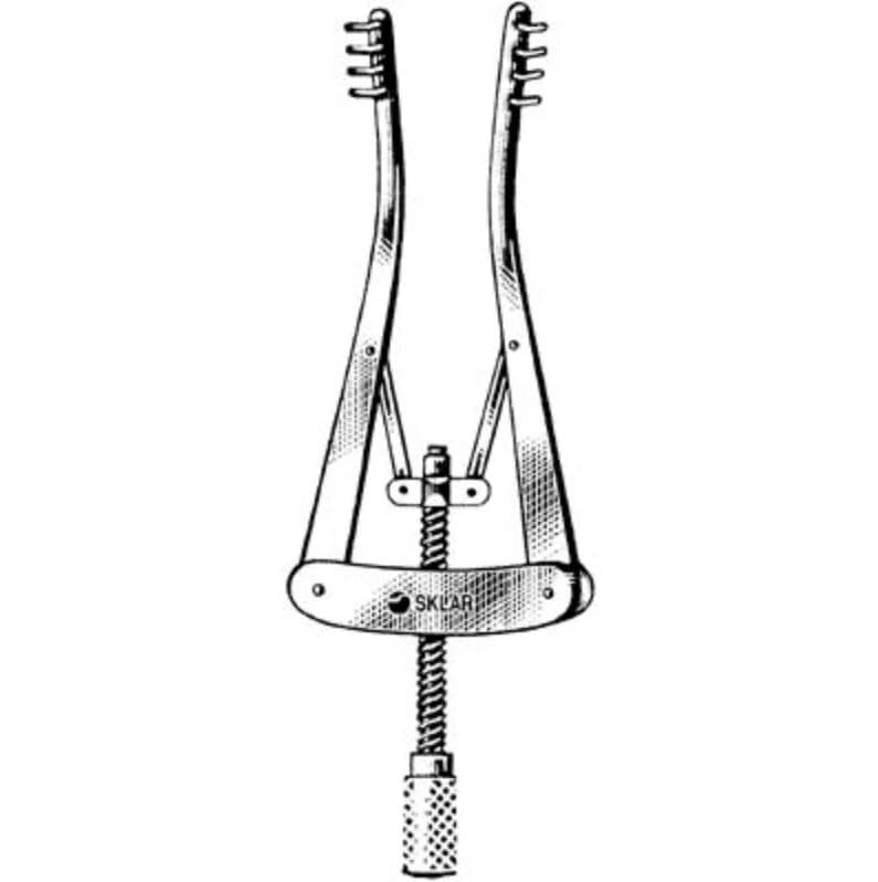 Sklar Instruments Alm Self-Retaining Retractor, 4", Stainless Steel, Each - Retractor Alm Self-Retaining - Image 1