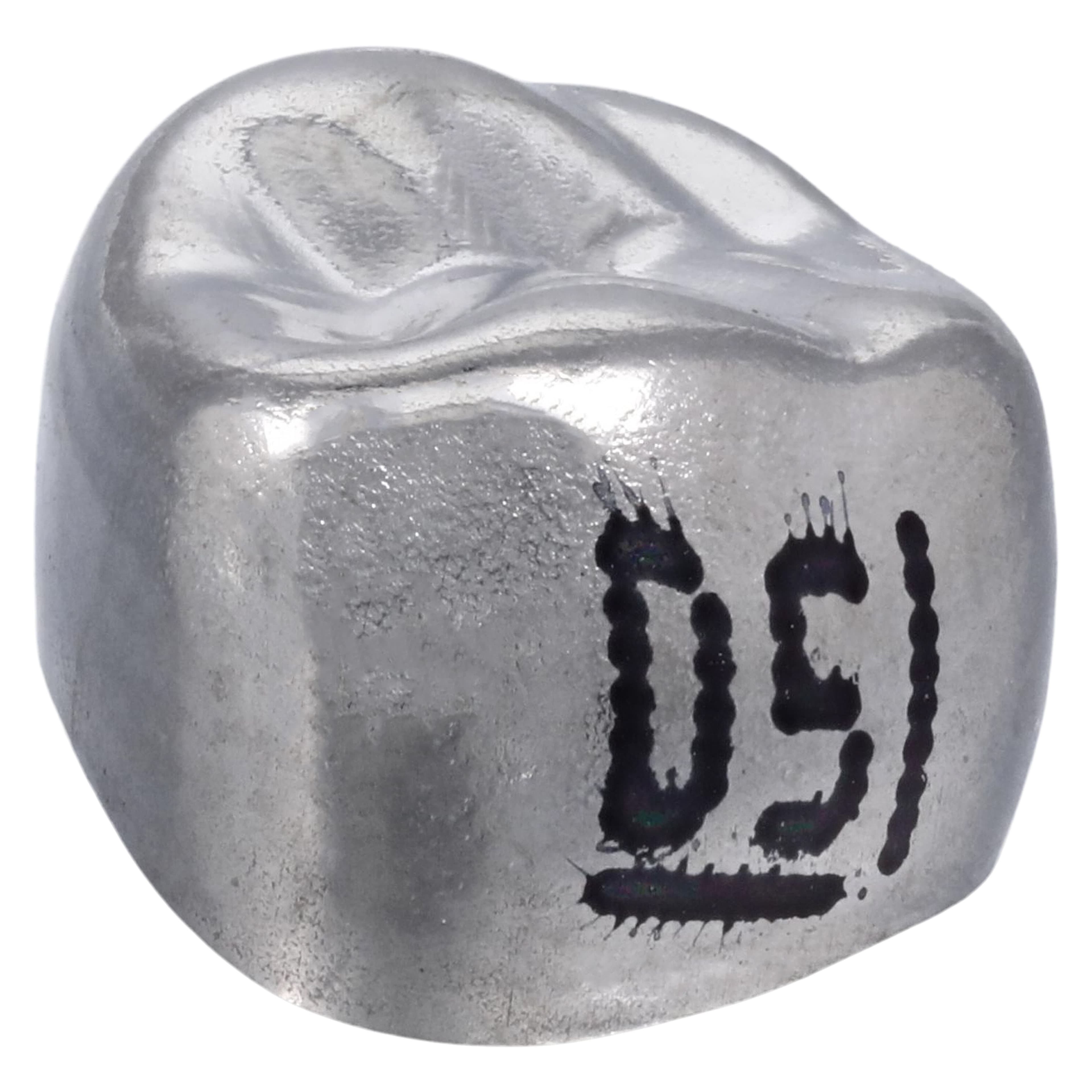 Hu-Friedy Stainless Steel Primary Molar Crown, Upper Right First Molar #5, Size D5, Refill 5/Pack, SSC-URD5 thumbnail 2