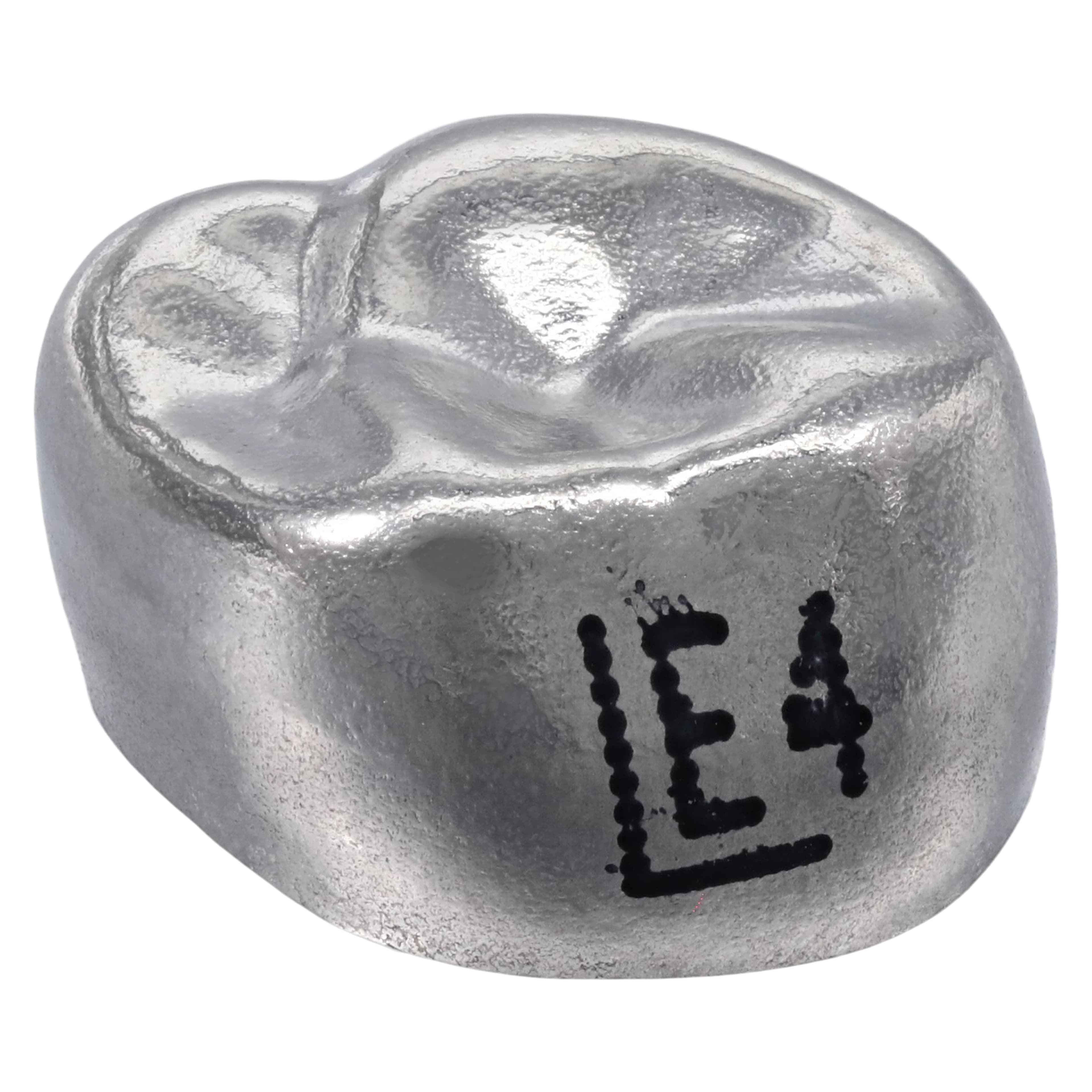 Hu-Friedy Stainless Steel Primary Molar Crown, Upper Left 2nd Primary #4 (ULE4), Size E4, 5/Box, SSC-ULE4 thumbnail 2