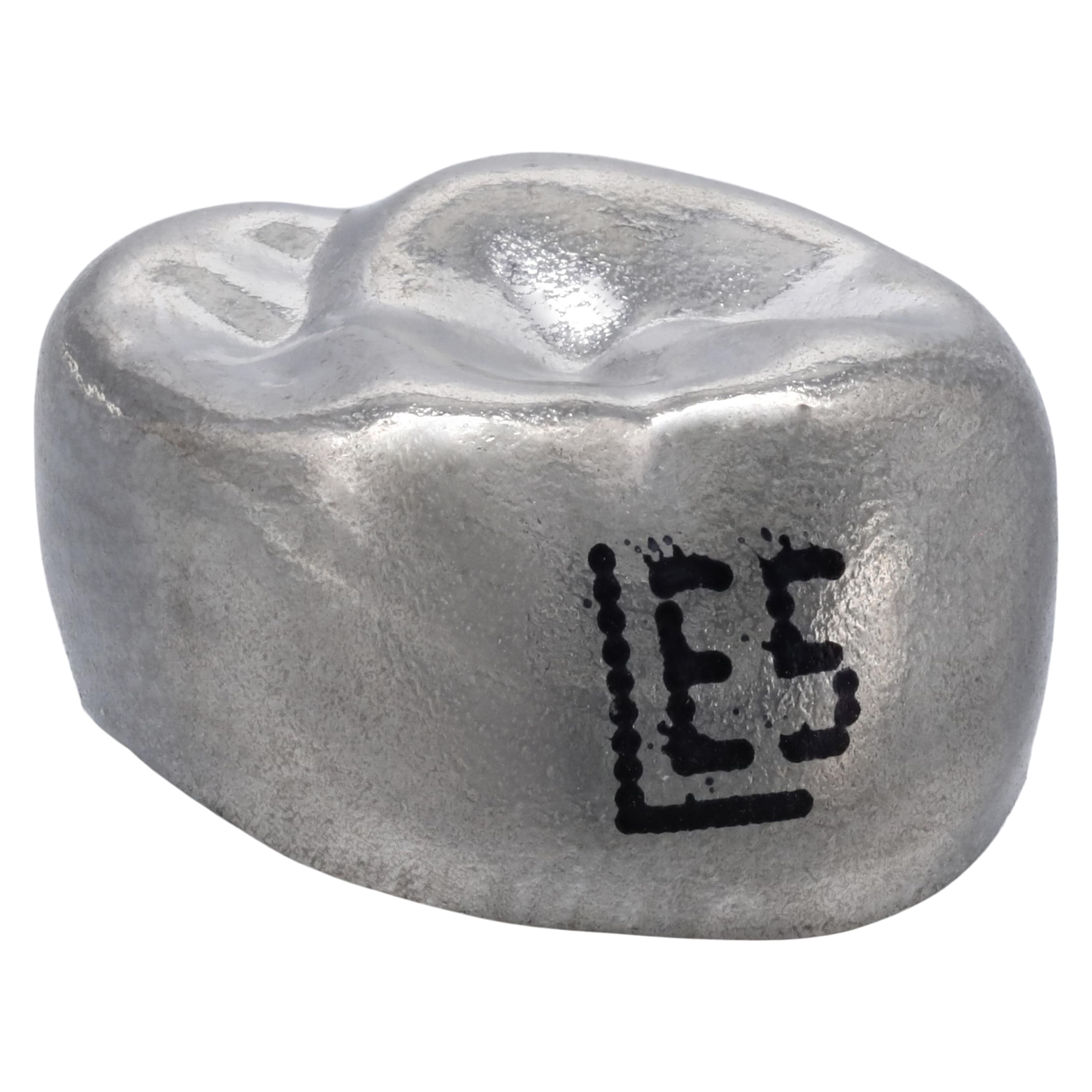 Hu-Friedy Stainless Steel Primary Molar Crown, Upper Left 2nd Primary Molar, Size 5 (ULE5), Refill Box of 5, SSC-ULE5 thumbnail 2