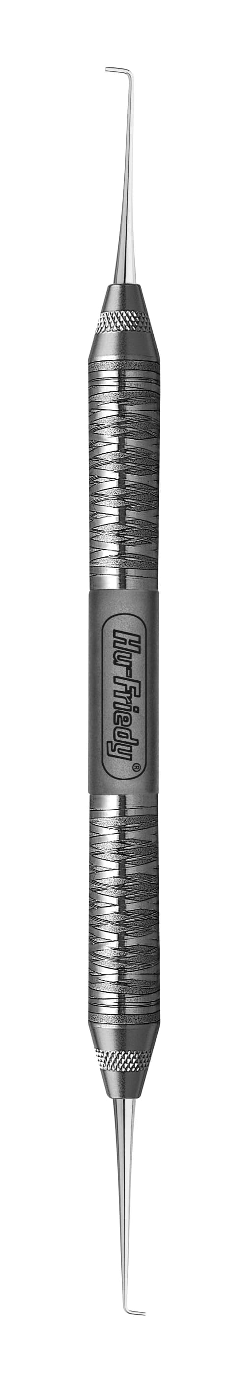 Hu-Friedy Velvart Apical Plugger #6, Double-End, Satin Steel Handle, 0.25 mm x 0.33 mm - Velvart Apical Plugger - Image 1