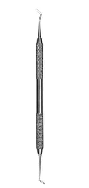 Hu-Friedy Plastic Filling Instrument, Double-Ended, Size 1, #6 Satin Steel Handle, PFI1DE - Plastic Filling Instruments - Double-Ended - 1 - #6 Satin Steel&reg; - Image 1
