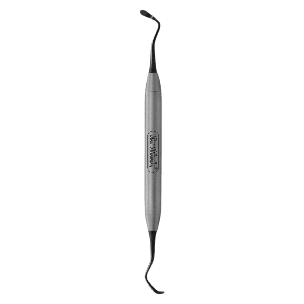 Hu-Friedy #1 Sinus Curette, Black Line, Short Handle, Double End - #1 Sinus Curette with Black Line Short Handle - Image 1