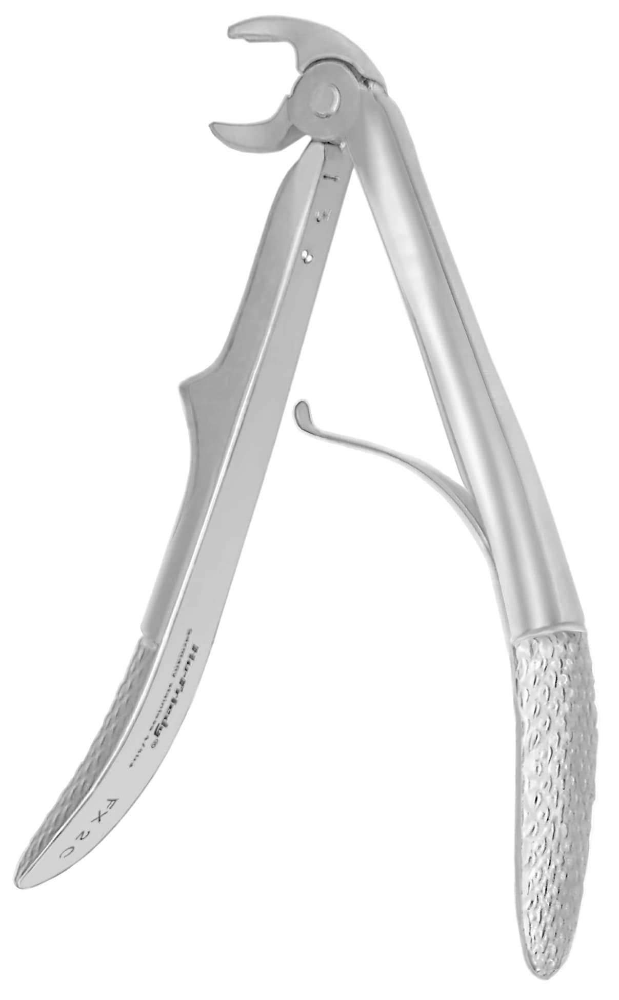 Hu-Friedy 2C European Pedo Forceps, Molars, Knurled Handle, FX2CE - 2C European Pedo Forceps, Molars - Image 1