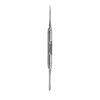 Hu-Friedy 9 Molt Periosteal Elevator, Double-Ended, #6 Satin Steel Handle, P96 - Periosteal 9 Molt #6 Elevator, P96 - Image 1