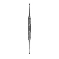 Curette Miller DE Surgical 8 #6 Handle, Satin Steel, Hu-Friedy, 619973 - Curette Miller DE Surgical 8 #6 Handle - Image 1