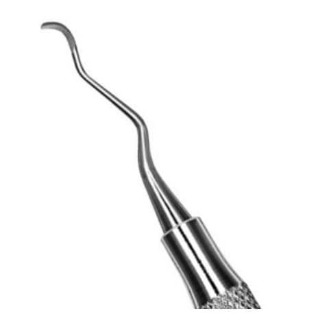 Hu-Friedy Kramer Double End Curette KRA-2, #6 Satin Steel Handle, Each - Curette Kramer DE KRA-2 - Image 1