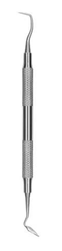 Hu-Friedy GF-7 Goldman-Fox Periodontal Knife DE, #6 Satin Steel Handle, KGF76 - Periodontal Knives DE GF-7 Goldman-Fox #6 Handle - Image 1