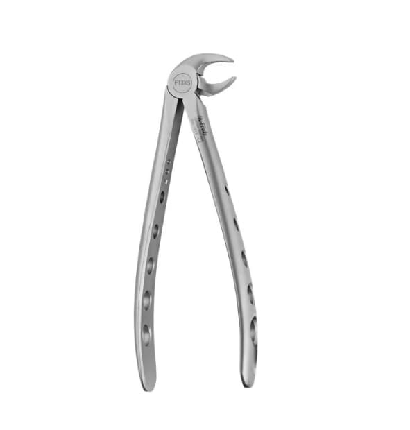 Hu-Friedy Atraumair Forceps 13, Lower Premolars, Matte Finished Stainless Steel, Each - Atraumair Forceps 13 - Image 1