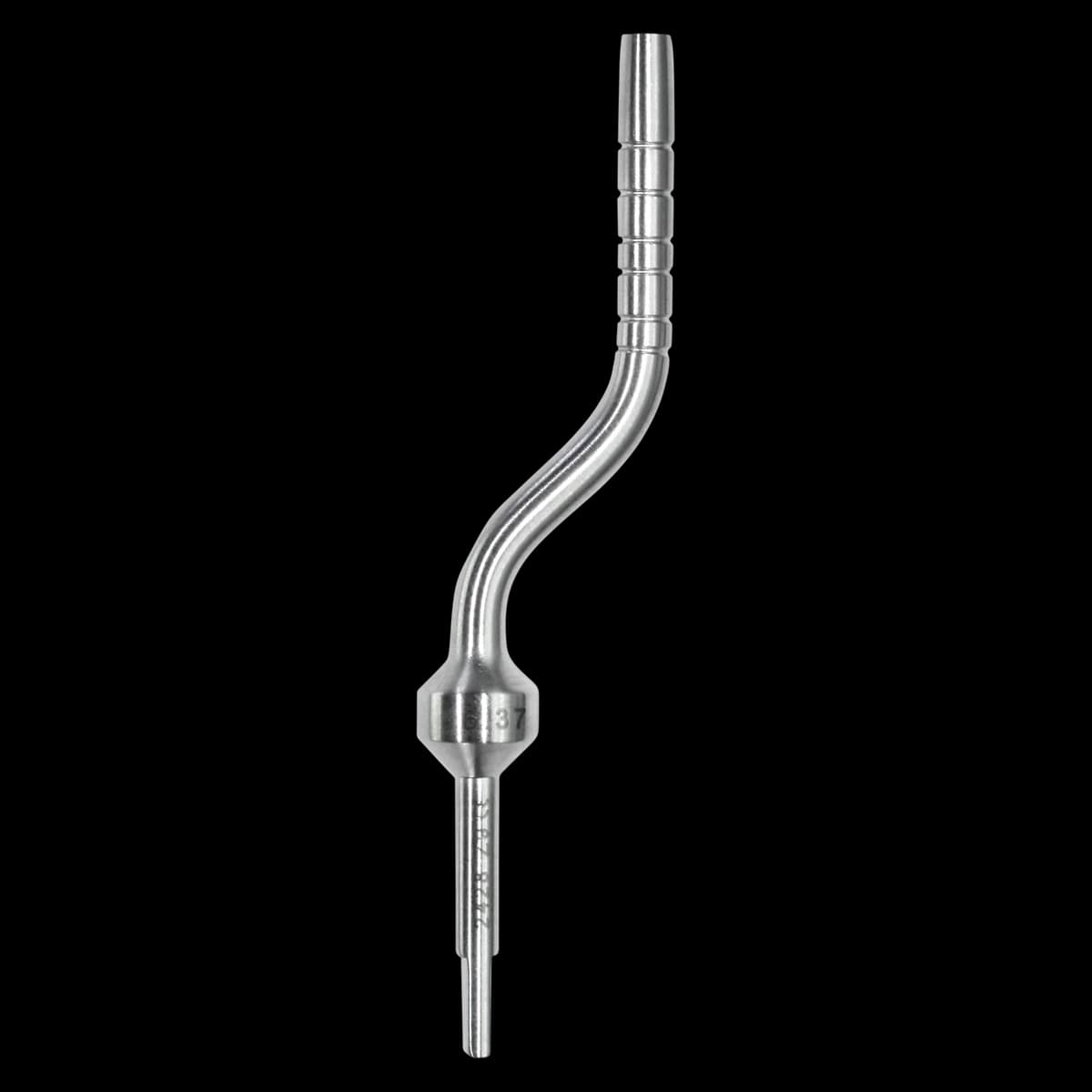 Hu-Friedy 3.7 mm Osteotome with Tapered Concave Tip, Angled, 473073 - 3.7 mm Osteotome with Tapered Concave Tip, Angled - Image 1