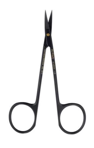 Hu-Friedy Black Line LaGrange Double-Curved Super-Cut Scissors, 4.5", S14SCX - Scissors - Black Line - LaGrange Double-Curved Super-Cut 4.5" - Image 1