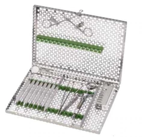 Hu-Friedy IMS Infinity Series 16-Instrument Large Cassette, White, Stainless Steel, 11" x 8" x 1.25", IMN4162 - Hu-Friedy IMS Infinity Series 16-Instrument Large Cassette - Image 1