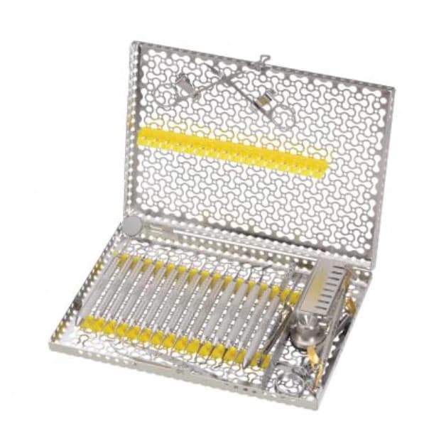 Hu-Friedy IMS Infinity Series 16-Instrument Large Cassette, Yellow, IMN4165 - Hu-Friedy IMS Infinity Series 16-Instrument Large Cassette - Image 1