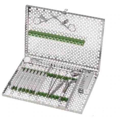 IMS® Infinity Series™ Cassettes – 20-Instrument Cassette, 11" x 1.25" x 8", Yellow, Stainless Steel, IMN4205 - IMS® Infinity Series™ Cassettes – 20-Instrument Cassette, 11" x 1.25" x 8" - Yellow - Image 1