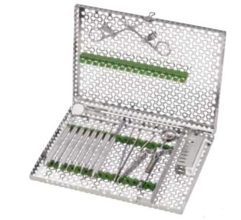 IMS® Infinity Series™ Cassettes – 8-Instrument Cassette, 8" x 1.25" x 5.5", Green, IMN5089 - IMS® Infinity Series™ Cassettes – 8-Instrument Cassette, 8" x 1.25" x 5.5" - Green - Image 1