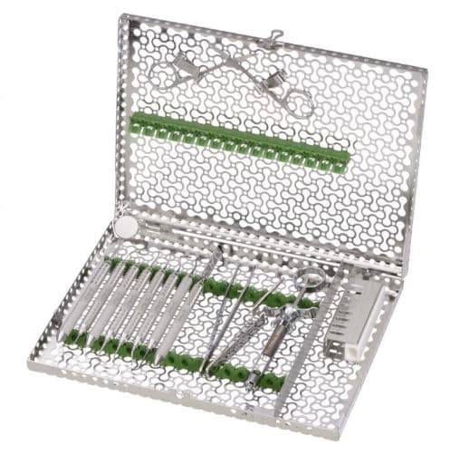 Hu-Friedy IMS Infinity Series 5-Instrument Exam Cassette, Green, IMN6059 - Hu-Friedy IMS Infinity Series 5-Instrument Exam Cassette - Image 1