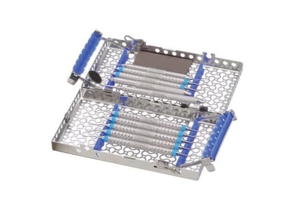 IMS® Infinity Series™ Double-Decker 8-Instrument Cassette, 8" x 1.5" x 3", Yellow, IMN9085 - IMS® Infinity Series™ Cassettes – 8-Instrument Double-Decker Cassette, 8" x 1.5" x 3" - Yellow - Image 1