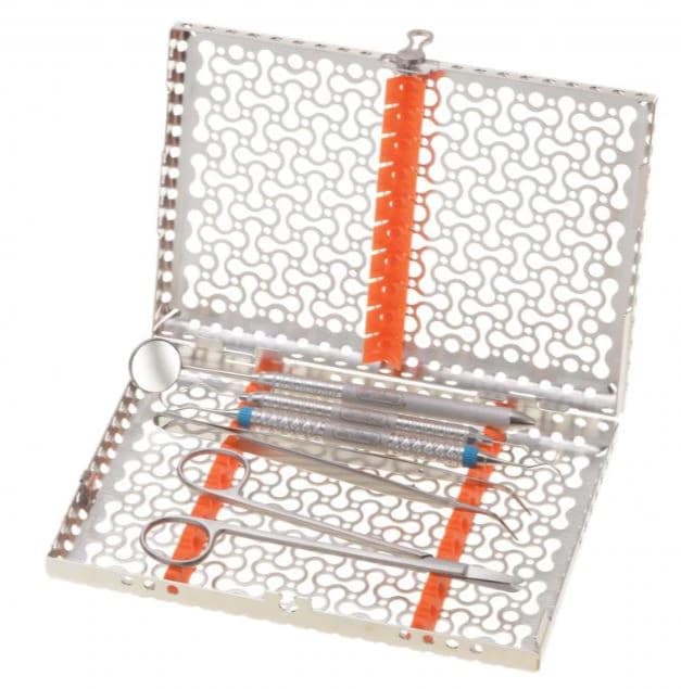 Hu-Friedy IMS Infinity Series Suture Removal Setup Kit, Small, 10 Instruments, Orange, IM5103 - IMS Infinity Series Suture Removal Setup kit, Includes: Small 10 Instrument - Image 1
