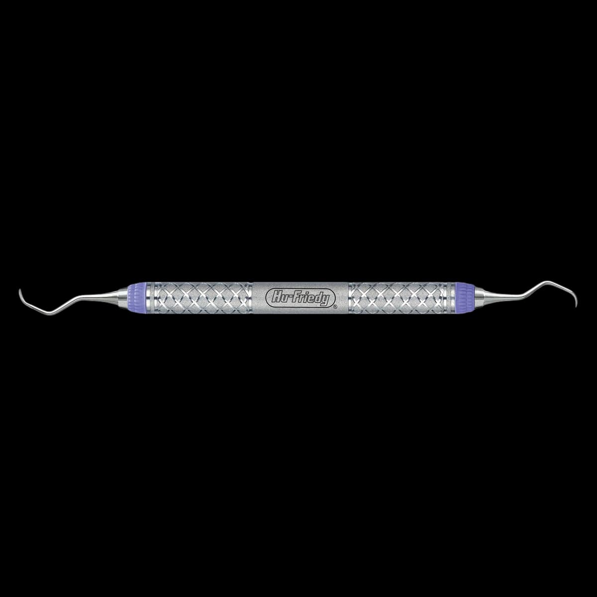 Hu-Friedy Scalers #23A Double End Sickle Scaler, #9 EverEdge 2.0 Handle, Stainless Steel, SM23A9E2 - Scalers - 23A - #9 EverEdge 2.0&reg; - Image 1