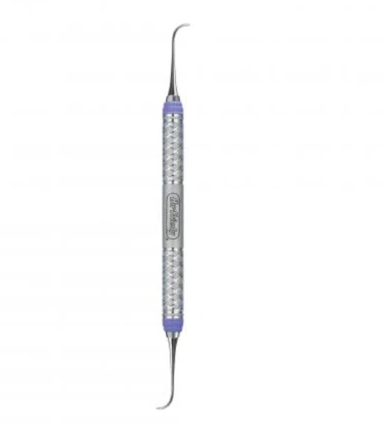 Hu-Friedy EverEdge 2.0 Nebraska 128 DE Sickle Scaler, Double-Ended, #9 Handle, SN128DE9E2 - Hu-Friedy Nebraska 128 DE Sickle Scaler - Image 1