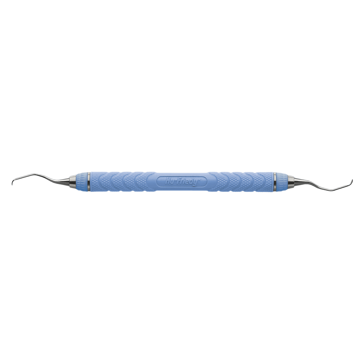 Hu-Friedy Gracey Mini-Five 13/14 Curette, Resin 8 Colors Handle, Blue, EverEdge 2.0, Double-Ended, 1 Each - Resin 8 Colors Scalers & Curettes - 13/14 Gracey Mini-Five&reg; - Blue - Image 1