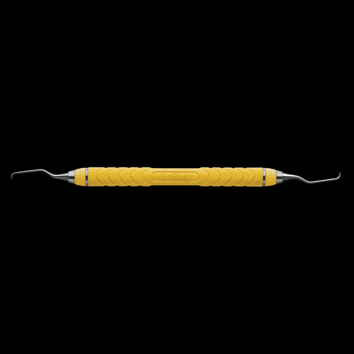 Hu-Friedy Gracey Mini-Five 5/6 Curette, Resin 8 Colors Handle, Yellow, EverEdge 2.0, Double-Ended, 1 Each - Resin 8 Colors Scalers & Curettes - 5/6 Gracey Mini-Five&reg; - Yellow - Image 1