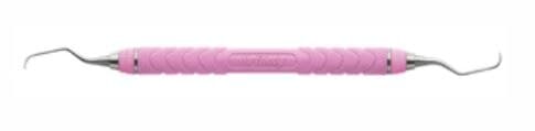 Hu-Friedy 5/6 Langer Universal Curette, Resin 8 Colors Handle, Lavender, EverEdge 2.0, Double-Ended, 1 Each - Resin 8 Colors Scalers & Curettes - 5/6 Langer Curette - Lavender - Image 1