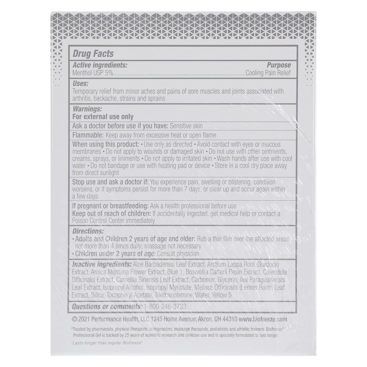 Biofreeze Packets Dispenser, 3mL, 100/Box thumbnail 3
