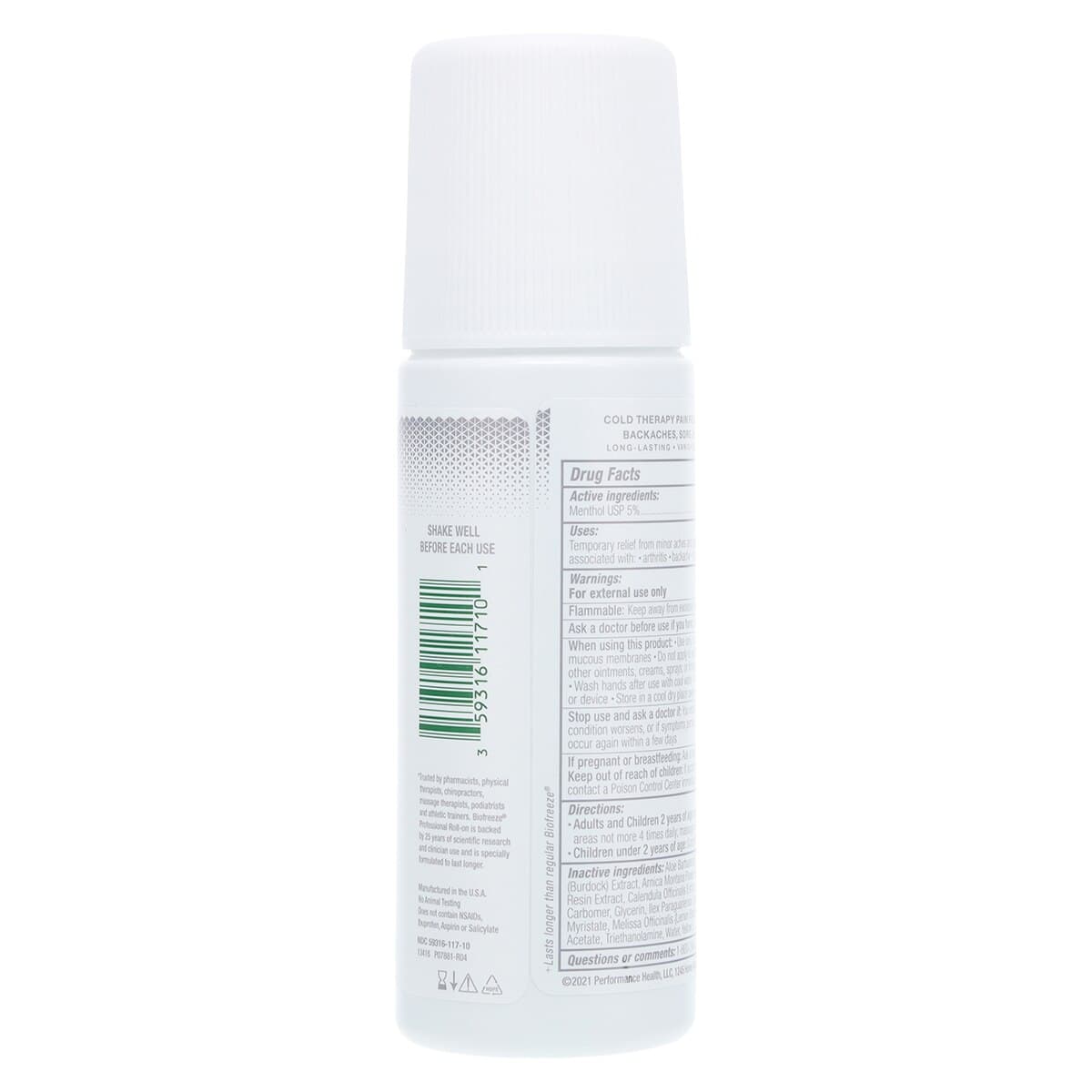 Biofreeze Roll-On Green, 3 oz/Bottle thumbnail 2