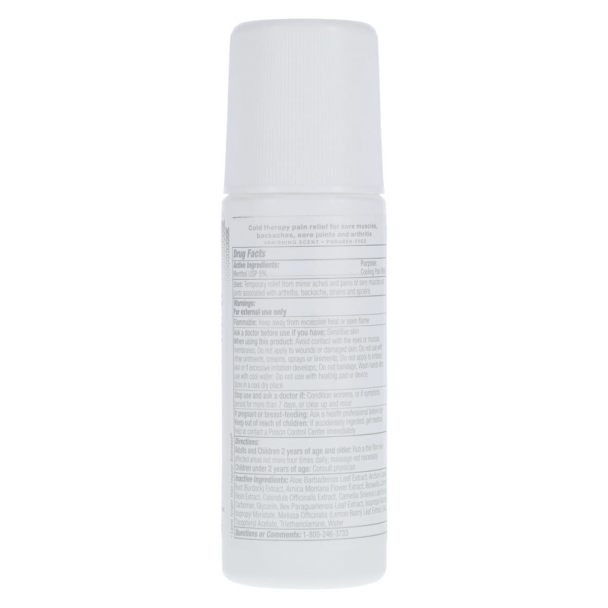 Biofreeze Roll-On Colorless, 3 oz/Bottle thumbnail 3