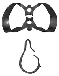 Hu-Friedy Black Line Rubber Dam Clamp #9, Wingless, Anterior, RDCM9X - Clamp, Rubber Dam #9, Black Line - Image 1