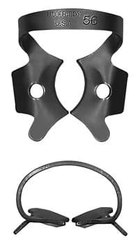 Hu-Friedy Black Line Rubber Dam Clamp #56, Winged Molar, RDCM56X - Clamp, Rubber Dam #56, Black Line - Image 1