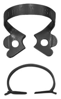 Hu-Friedy Black Line Rubber Dam Clamp #209, Winged, Lower Molar, RDCM209X - Clamp, Rubber Dam #209, Black Line - Image 1