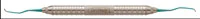 Hu-Friedy Titanium Implant Scaler, Mini Five 1/2, Double-Ended, Teal Anodized, IMPM1/2T - Titanium Implant Scaler - 1/2 Mini-Five - Image 1