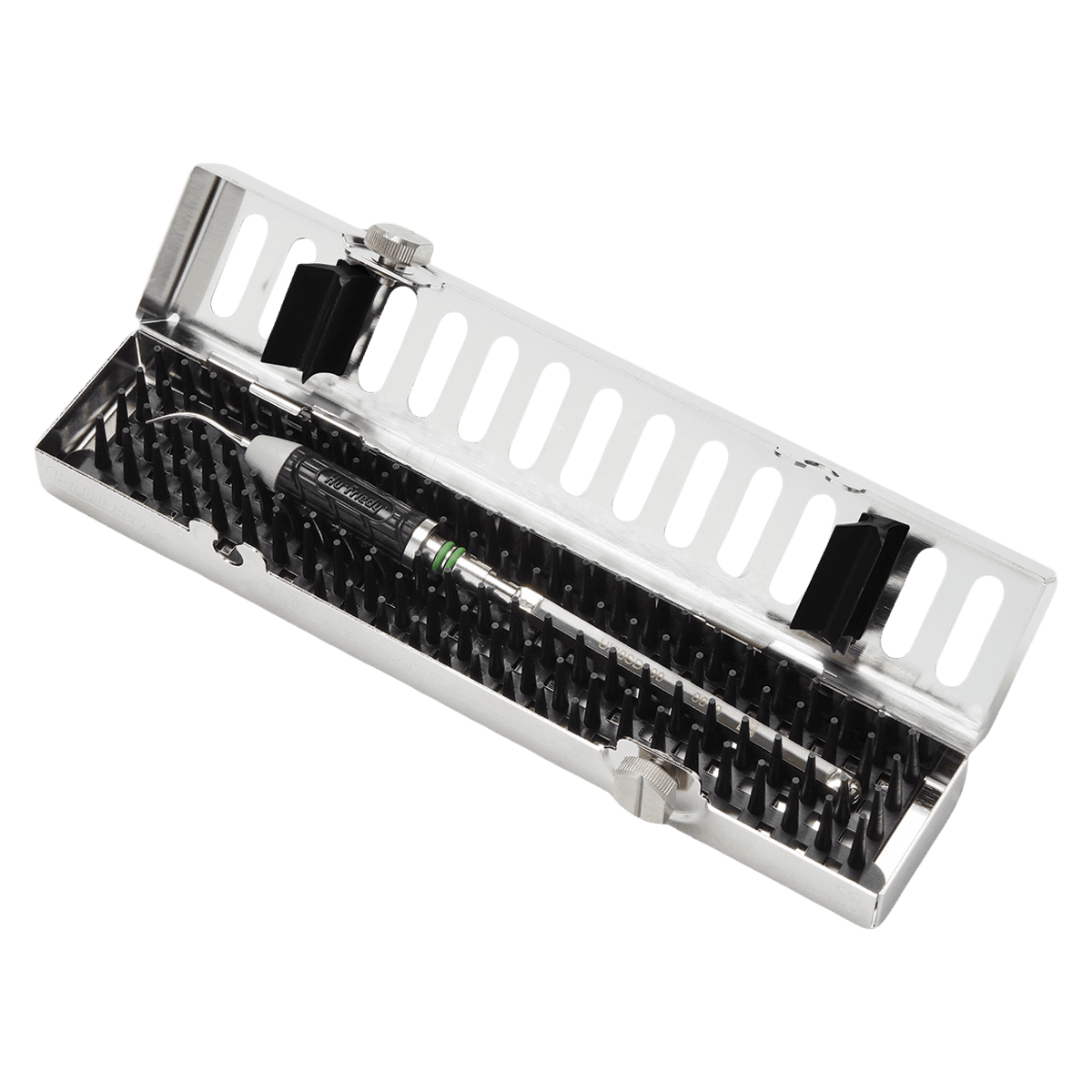 Hu-Friedy #100 Swivel Direct Flow™ Insert Kit, Thin, 30 kHz, with Black Signature Series® Cassette - #100 Swivel Direct Flow™Insert Kit - Image 1